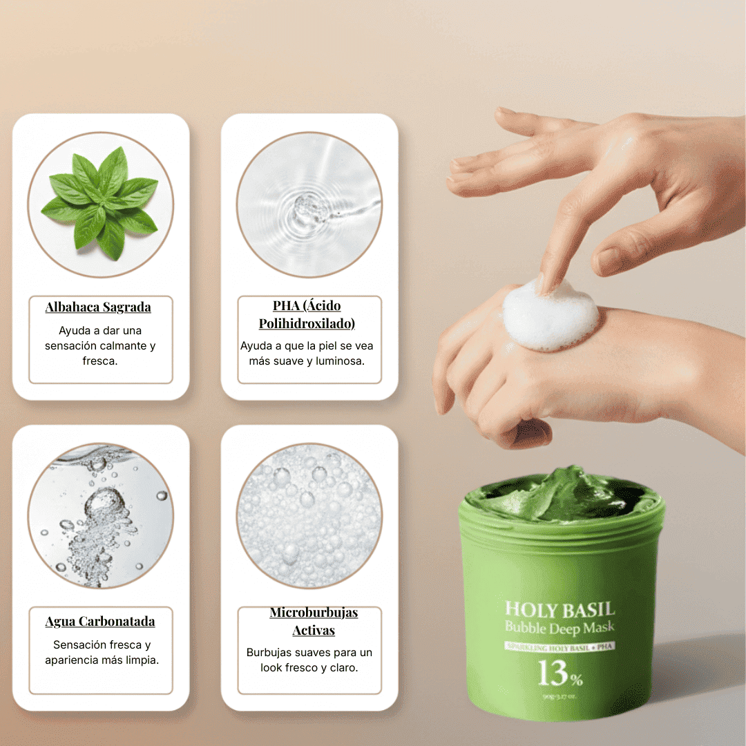 Mascarilla de Burbujas Poros Puros Zymazi