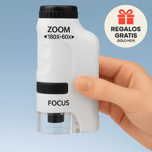 El mini microscopio
