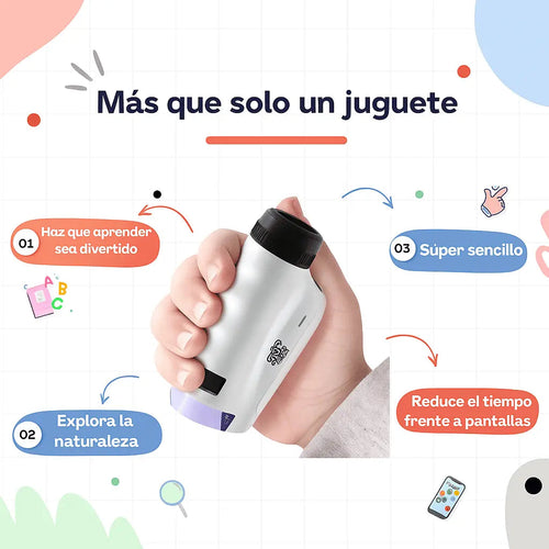 El mini microscopio